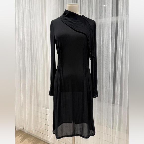 Miu Miu Dresses & Skirts - Vintage 90s Miu Miu Sheer Black Dress